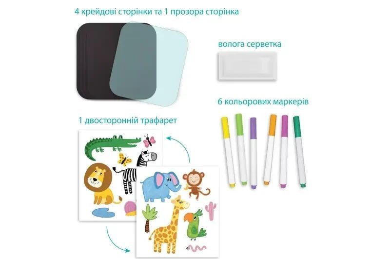 Дорожній набір для малювання Тварини 301047 DoDo Нас6953 фото