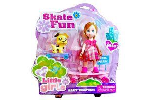 Лялька "Mini doll" на скейті на блістері 63020 р.29*30*8см Лял6302 фото