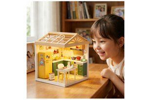 Конструктор-румбокс 3D Кухня з підсвіткою 8005 Mini house серії Інтер'єр Різ0919 фото