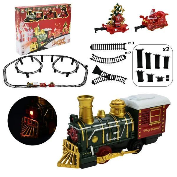 Детская Железная дорога Merry Christmas 699-90A, на батарейках, свет, звук Нас9548 фото