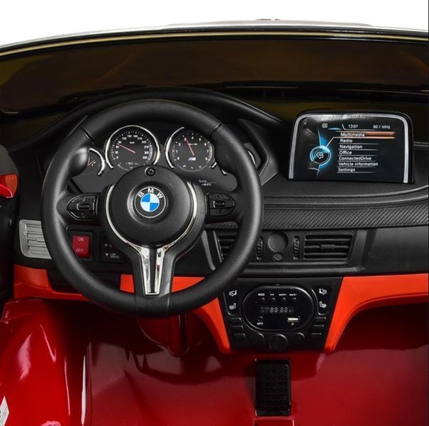 Дитячий електромобіль BMW X6 Червоний JJ2168 Різ8621 фото