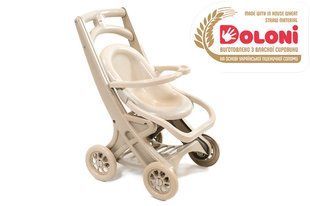 Візочок для ляльок 0122/02eco сидячий Eco Beige DOLONI Дів2232 фото