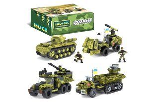 Конструктор IBLOCK PL-921-427 Армія, 154-237 деталей, 4 види, коробка 23*4,5*14 см Кон9214 фото