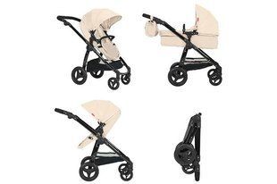 Коляска для ляльки 2в1 ULTRA 9696 CREAM з сумкою метал.кор.51x14.5x44.5см CARRELLO Дів0320 фото