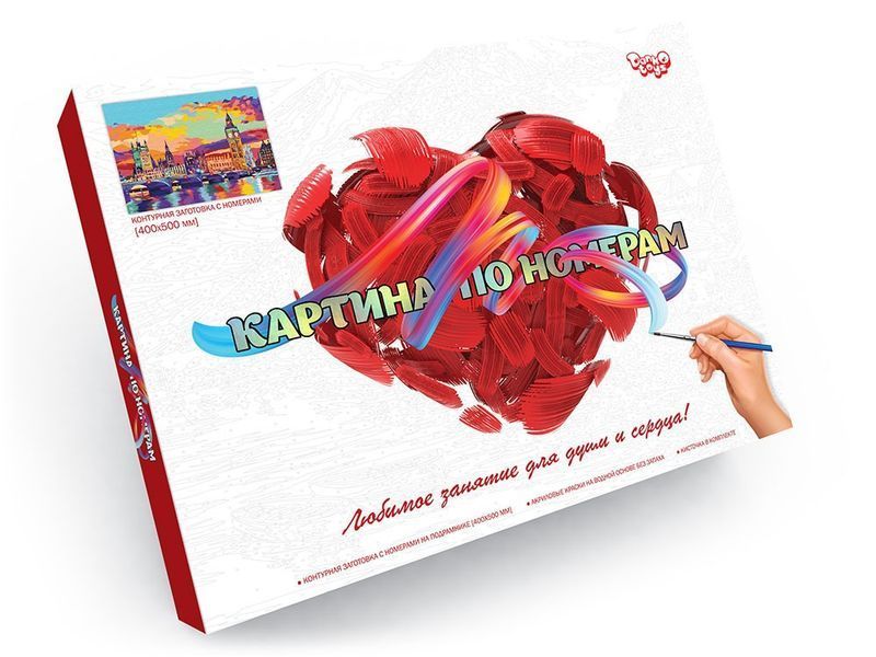 Набор для творчества Danko Toys Картина по номерам на холсте 40х50 см Нас9191 фото
