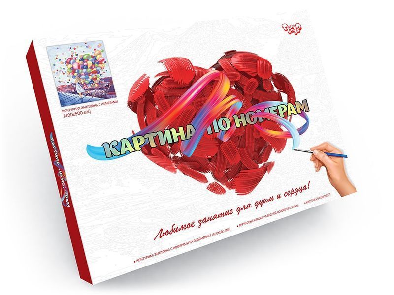 Набор для творчества Danko Toys Картина по номерам на холсте 40х50 см Нас9191 фото