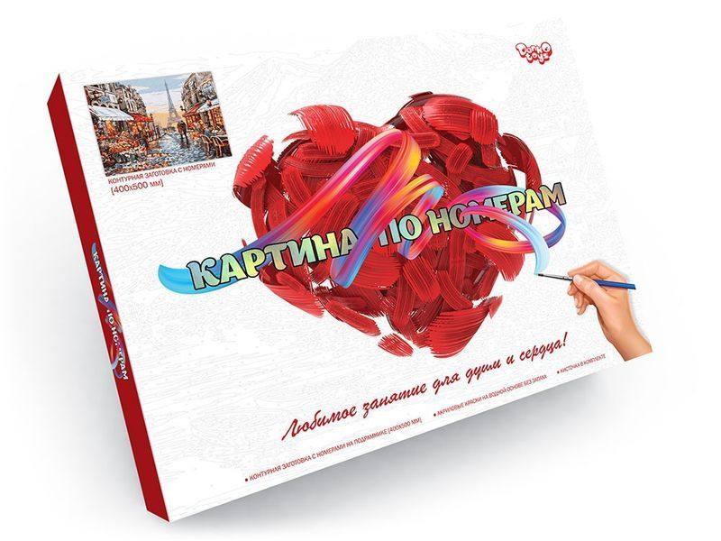 Набор для творчества Danko Toys Картина по номерам на холсте 40х50 см Нас9191 фото