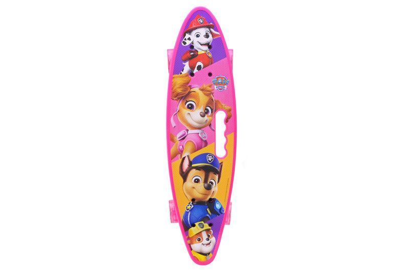 Пенні борд Щенячий патруль з ручкою PP2501 Paw Patrol колеса PU підсвітка Різ0675 фото