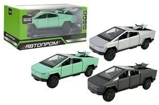 Машина металева Тесла з квадроциклом 1:32 Tesla pickup truck beach&nbsp;AP74223 Маш0799 фото
