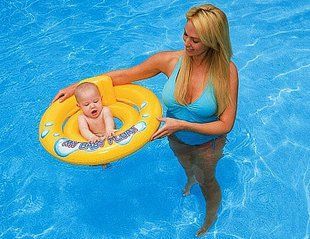 Дитячий надувний круг з сидінням і спинкою My Baby Float 59574 INTEX , інтекс Різ9574 фото