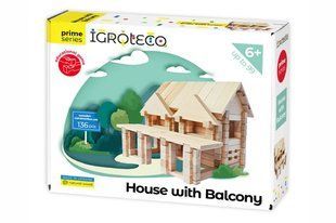 Будиночок з балконом 900248 136 деталей 28х22х7 см IGROTECO Дер9284 фото