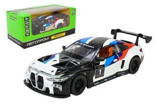 Машина металева BMW M4 GT3 68715AW батар світло звук відкриваються двері Автопром Маш5423 фото