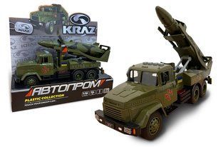 Військова техніка АВТОПРОМ КРАЗ арт. KR-2202-01 на батарейки, світло , звук, відкриваються двері, ко Маш1019 фото