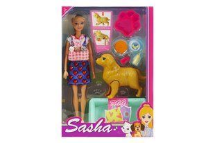 Лялька "Sasha" з собакою в коробці 51829 р.33*7*23см Лял8829 фото